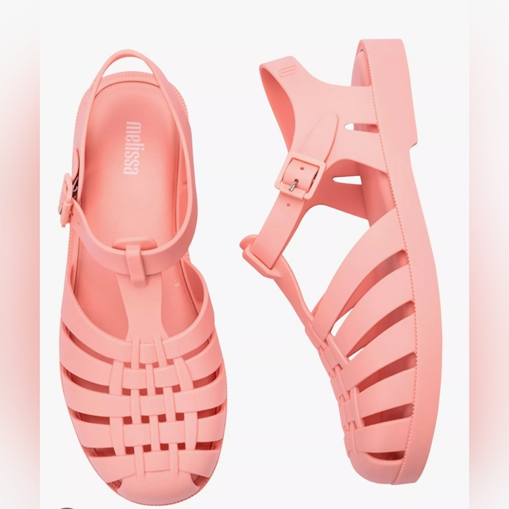 Melissa Grendah Pink Jelly Sandals Size 9